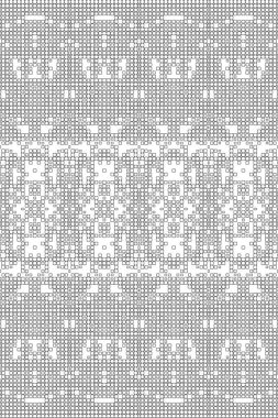 Soyut arkaplan. Monokrom dokusu. Beyaz arkaplanda siyah beyaz çizgiler.