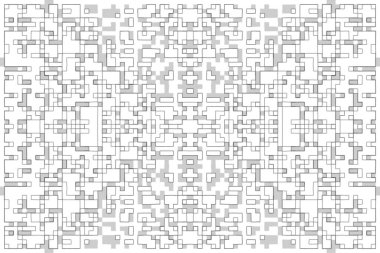 Soyut arkaplan. Monokrom dokusu. Beyaz arkaplanda siyah beyaz çizgiler.