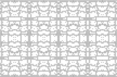 Soyut arkaplan. Monokrom dokusu. Beyaz arkaplanda siyah beyaz çizgiler.