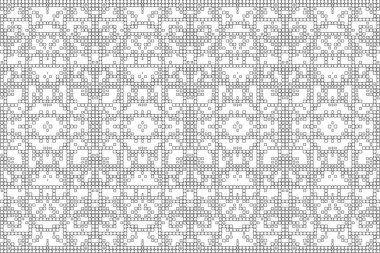 Soyut arkaplan. Monokrom dokusu. Beyaz arkaplanda siyah beyaz çizgiler.