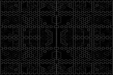 Soyut arkaplan. Monokrom dokusu. Beyaz arkaplanda siyah beyaz çizgiler.