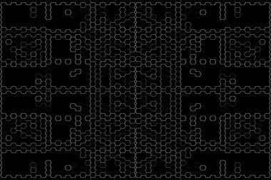 Soyut arkaplan. Monokrom dokusu. Beyaz arkaplanda siyah beyaz çizgiler.