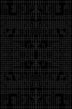 Soyut arkaplan. Monokrom dokusu. Beyaz arkaplanda siyah beyaz çizgiler.