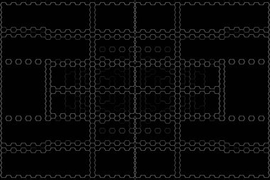 Soyut arkaplan. Monokrom dokusu. Beyaz arkaplanda siyah beyaz çizgiler.
