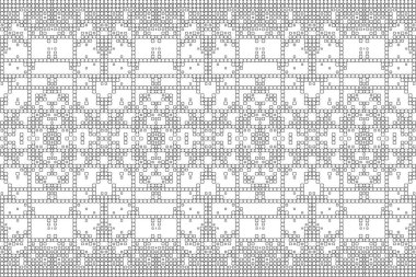 Soyut arkaplan. Monokrom dokusu. Beyaz arkaplanda siyah beyaz çizgiler.