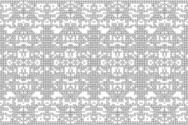 Soyut arkaplan. Monokrom dokusu. Beyaz arkaplanda siyah beyaz çizgiler.