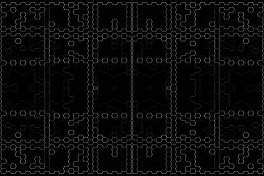 Soyut arkaplan. Monokrom dokusu. Beyaz arkaplanda siyah beyaz çizgiler.