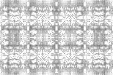 Soyut arkaplan. Monokrom dokusu. Beyaz arkaplanda siyah beyaz çizgiler.