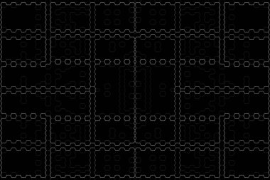 Soyut arkaplan. Monokrom dokusu. Beyaz arkaplanda siyah beyaz çizgiler.