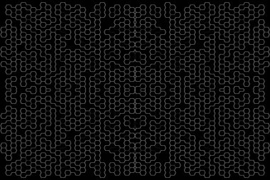 Soyut arkaplan. Monokrom dokusu. Beyaz arkaplanda siyah beyaz çizgiler.