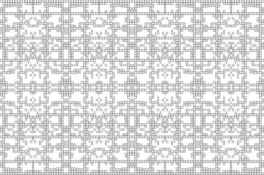 Soyut arkaplan. Monokrom dokusu. Beyaz arkaplanda siyah beyaz çizgiler.