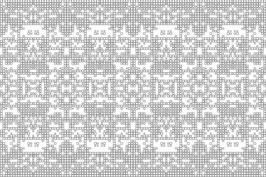 Soyut arkaplan. Monokrom dokusu. Beyaz arkaplanda siyah beyaz çizgiler.