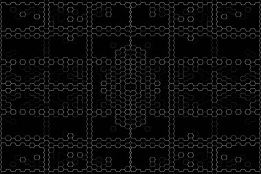 Soyut arkaplan. Monokrom dokusu. Beyaz arkaplanda siyah beyaz çizgiler.