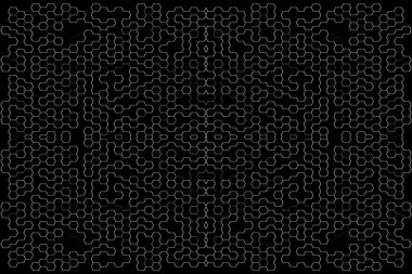 Soyut arkaplan. Monokrom dokusu. Beyaz arkaplanda siyah beyaz çizgiler.