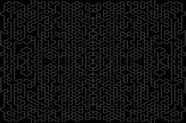 Soyut arkaplan. Monokrom dokusu. Beyaz arkaplanda siyah beyaz çizgiler.