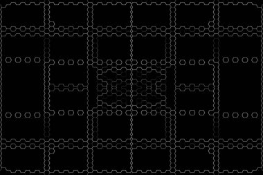 Soyut arkaplan. Monokrom dokusu. Beyaz arkaplanda siyah beyaz çizgiler.