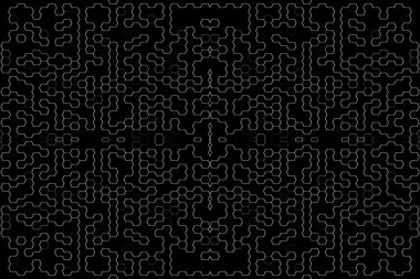 Soyut arkaplan. Monokrom dokusu. Beyaz arkaplanda siyah beyaz çizgiler.