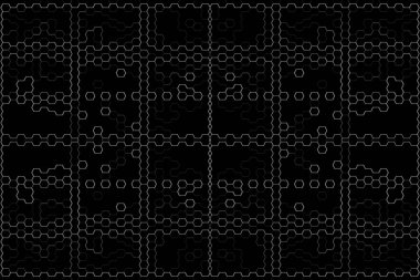 Soyut arkaplan. Monokrom dokusu. Beyaz arkaplanda siyah beyaz çizgiler.