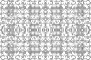 Soyut arkaplan. Monokrom dokusu. Beyaz arkaplanda siyah beyaz çizgiler.