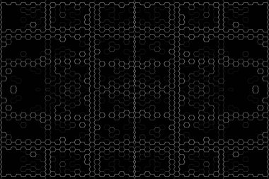 Soyut arkaplan. Monokrom dokusu. Beyaz arkaplanda siyah beyaz çizgiler.