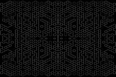 Soyut arkaplan. Monokrom dokusu. Beyaz arkaplanda siyah beyaz çizgiler.