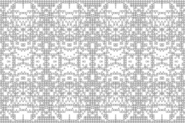 Soyut arkaplan. Monokrom dokusu. Beyaz arkaplanda siyah beyaz çizgiler.