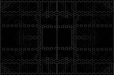 Soyut arkaplan. Monokrom dokusu. Beyaz arkaplanda siyah beyaz çizgiler.