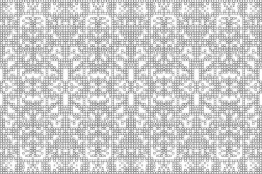 Soyut arkaplan. Monokrom dokusu. Beyaz arkaplanda siyah beyaz çizgiler.