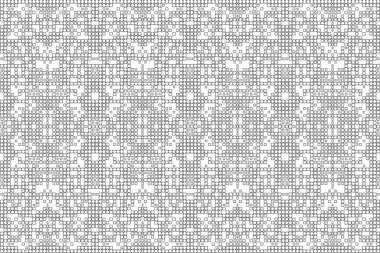 Soyut arkaplan. Monokrom dokusu. Beyaz arkaplanda siyah beyaz çizgiler.