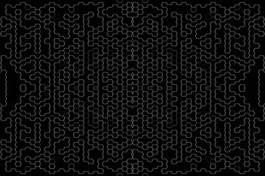 Soyut arkaplan. Monokrom dokusu. Beyaz arkaplanda siyah beyaz çizgiler.