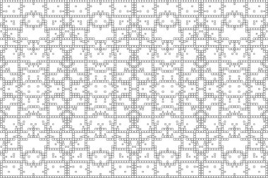 Soyut arkaplan. Monokrom dokusu. Beyaz arkaplanda siyah beyaz çizgiler.