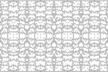 Soyut arkaplan. Monokrom dokusu. Beyaz arkaplanda siyah beyaz çizgiler.