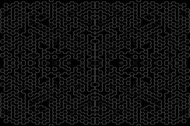 Soyut arkaplan. Monokrom dokusu. Beyaz arkaplanda siyah beyaz çizgiler.