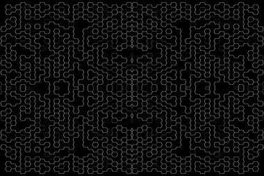 Soyut arkaplan. Monokrom dokusu. Beyaz arkaplanda siyah beyaz çizgiler.