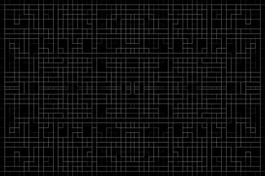 Soyut arkaplan. Monokrom dokusu. Beyaz arkaplanda siyah beyaz çizgiler.