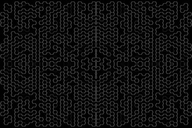 Soyut arkaplan. Monokrom dokusu. Beyaz arkaplanda siyah beyaz çizgiler.