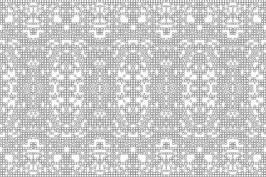 Soyut arkaplan. Monokrom dokusu. Beyaz arkaplanda siyah beyaz çizgiler.