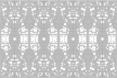 Soyut arkaplan. Monokrom dokusu. Beyaz arkaplanda siyah beyaz çizgiler.