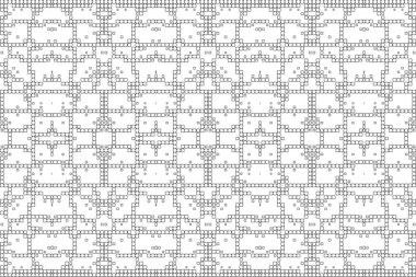 Soyut arkaplan. Monokrom dokusu. Beyaz arkaplanda siyah beyaz çizgiler.