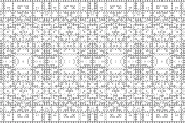 摘要背景 单色纹理 白色背景上的黑白线条 — 图库照片