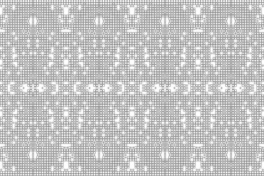 Soyut arkaplan. Monokrom dokusu. Beyaz arkaplanda siyah beyaz çizgiler.