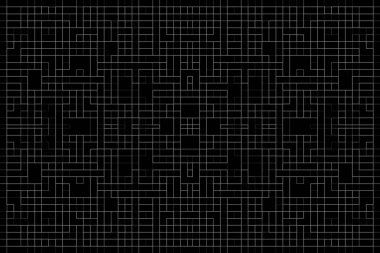 Soyut arkaplan. Monokrom dokusu. Beyaz arkaplanda siyah beyaz çizgiler.