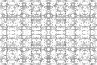 Soyut arkaplan. Monokrom dokusu. Beyaz arkaplanda siyah beyaz çizgiler.