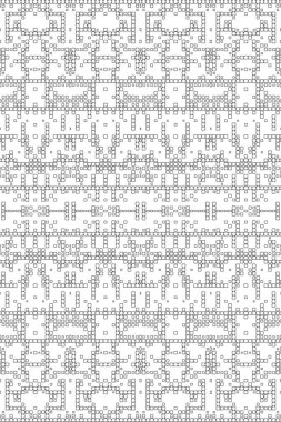 Soyut arkaplan. Monokrom dokusu. Beyaz arkaplanda siyah beyaz çizgiler.