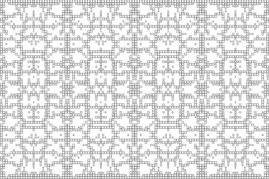 Soyut arkaplan. Monokrom dokusu. Beyaz arkaplanda siyah beyaz çizgiler.
