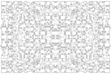 Soyut arkaplan. Monokrom dokusu. Beyaz arkaplanda siyah beyaz çizgiler.