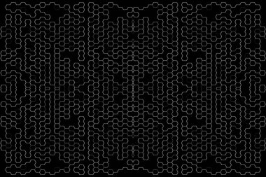 Soyut arkaplan. Monokrom dokusu. Beyaz arkaplanda siyah beyaz çizgiler.