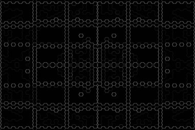 Soyut arkaplan. Monokrom dokusu. Beyaz arkaplanda siyah beyaz çizgiler.