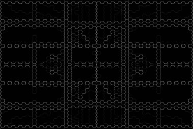 Soyut arkaplan. Monokrom dokusu. Beyaz arkaplanda siyah beyaz çizgiler.