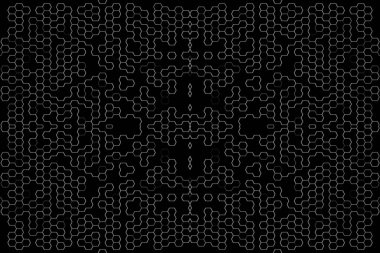 Soyut arkaplan. Monokrom dokusu. Beyaz arkaplanda siyah beyaz çizgiler.